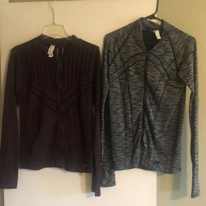 Two workout jackets